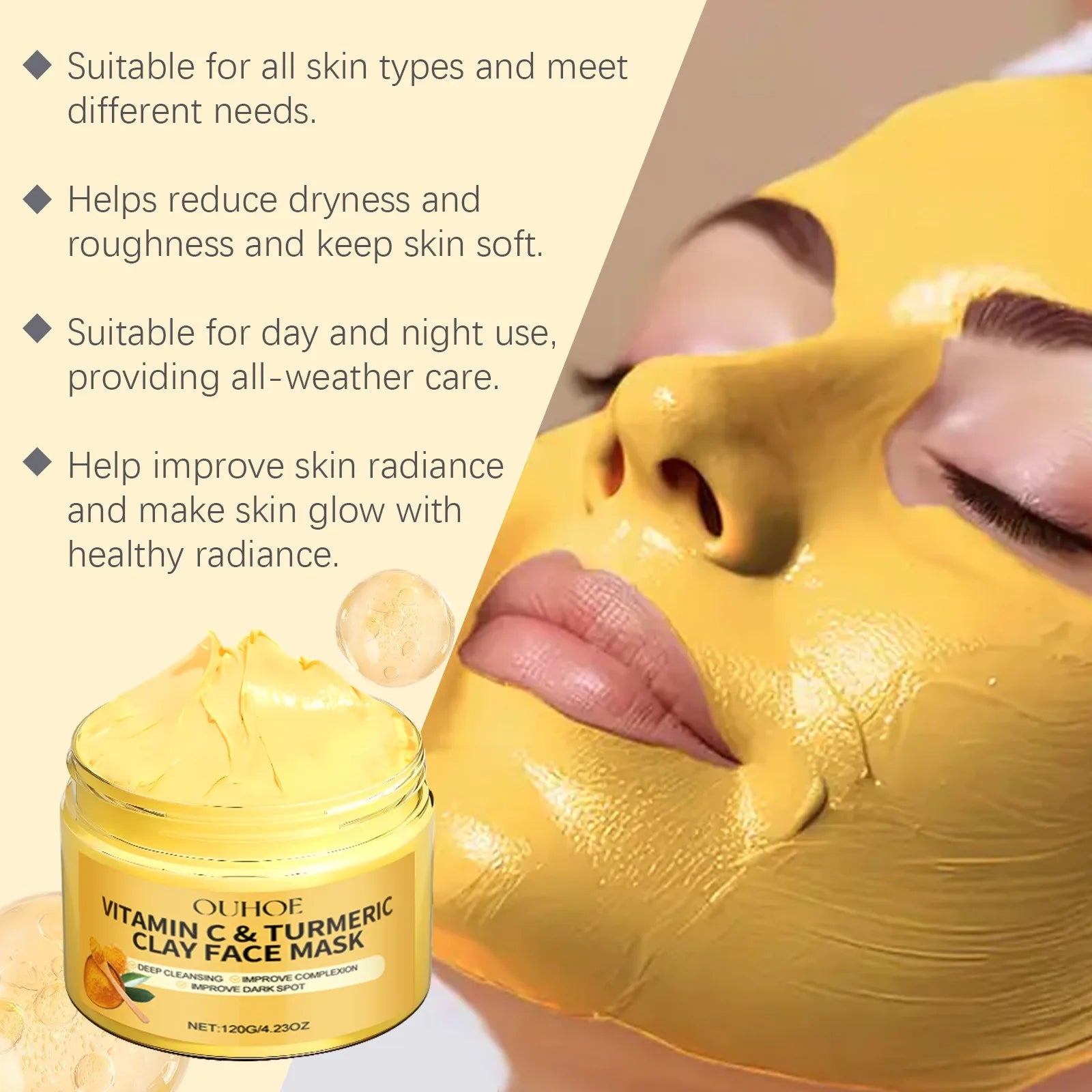 Vitamin C & Turmeric Facial Mask